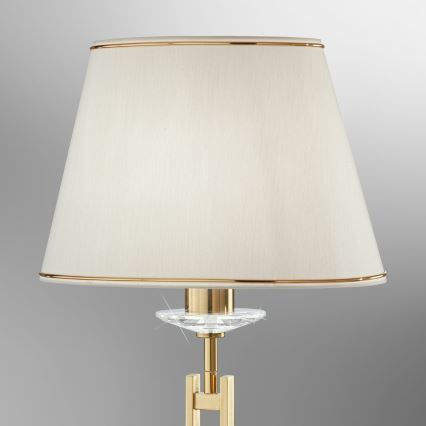 Kolarz 330.71.8C - Кристална настолна лампа IMPERIAL 1xE27/60W/230V златист/бежов
