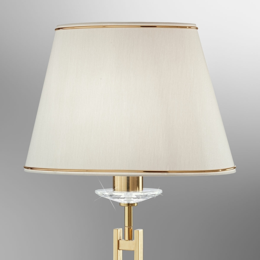 Kolarz 330.71.8C - Кристална настолна лампа IMPERIAL 1xE27/60W/230V златист/бежов
