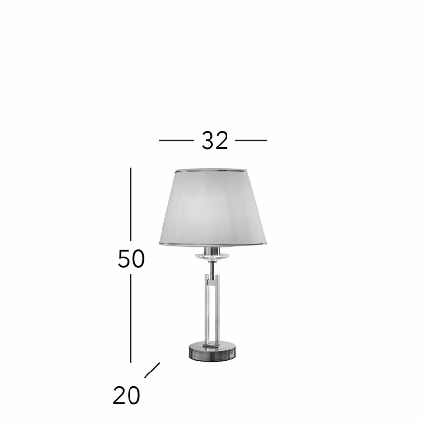 Kolarz 330.71.8C - Кристална настолна лампа IMPERIAL 1xE27/60W/230V златист/бежов