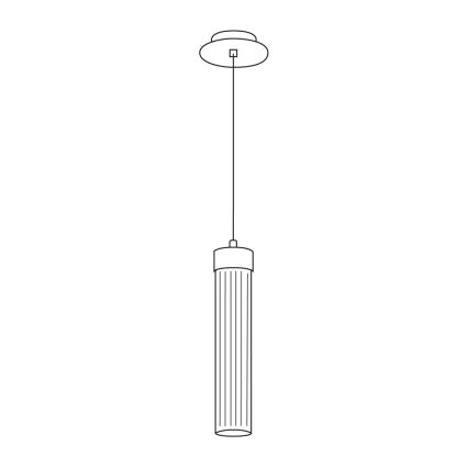 Kolarz 6009.30130 - Висящ полилей RAGGIO 1xE14/25W/230V 24K злато