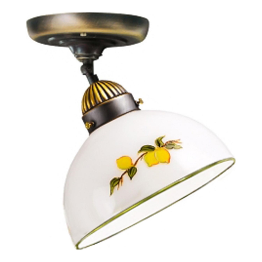 Kolarz 731.10.126 - Полилей за повърхностен монтаж NONNA 1xE27/75W/230V Ø 20 см лимони