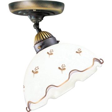 Kolarz 731.10.160 - Плафонен полилей NONNA 1xE27/75W/230V, диаметър 20 см, с флорални мотиви, розово злато