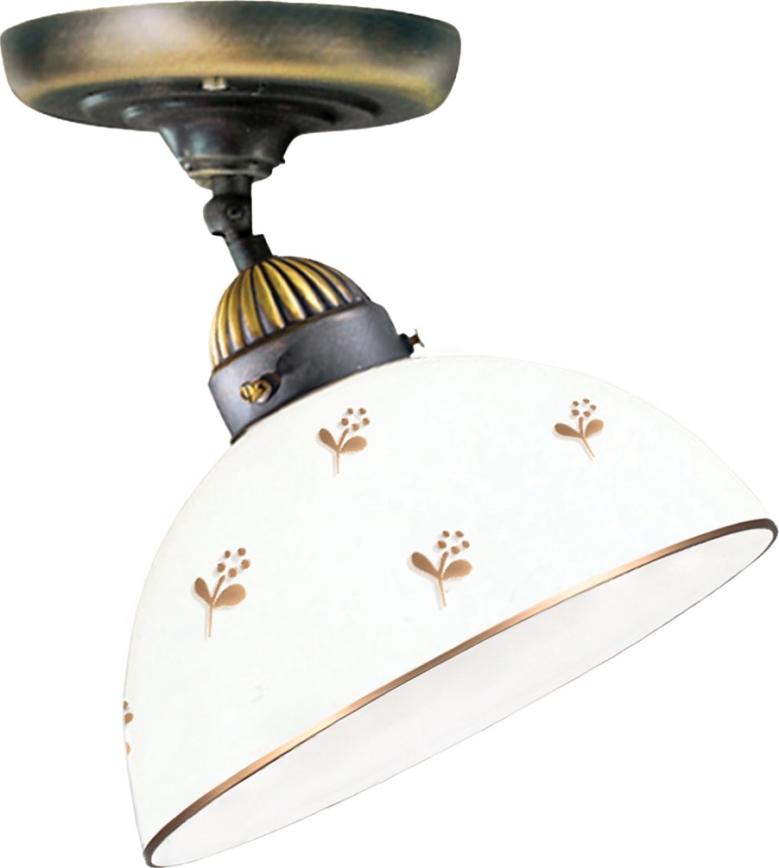 Kolarz 731.10.170 - Повърхностно монтиран полилей NONNA 1xE27/75W/230V Ø 20 см, цветя, розово злато