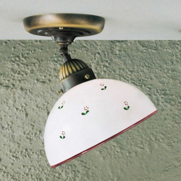 Kolarz 731.10.68 - Полилей за повърхностен монтаж NONNA 1xE27/75W/230V Ø 30 см червен