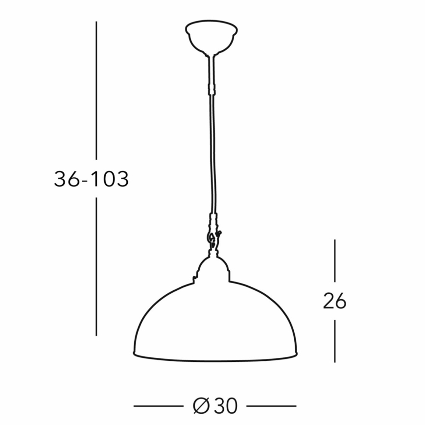 Kolarz 731.30.101 - Пендел NONNA 1xE27/75W/230V Ø 30 см елен зелен