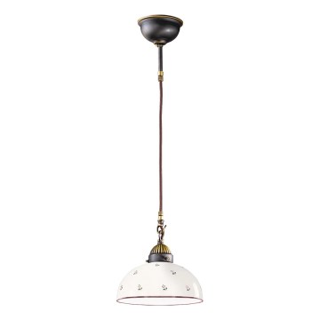 Kolarz 731.30.27 - Пендел NONNA 1xE27/75W/230V Ø 30 см зелен