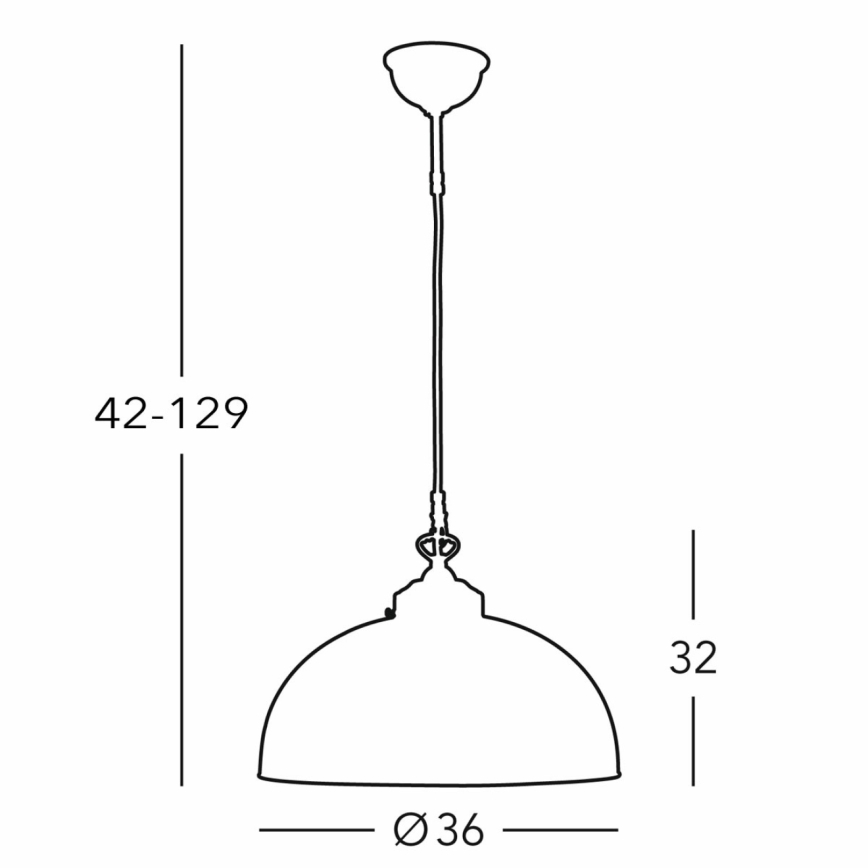 Kolarz 731.32.102 - Пендел NONNA 1xE27/75W/230V Ø 36 см елен зелен