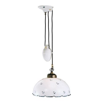 Kolarz 731.33.18 - Висящ полилей NONNA 1xE27/75W/230V син