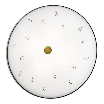 Kolarz 731.U14.4.70- Плафон NONNA 4xE27/60W/230V Ø 54 см зелен/месинг