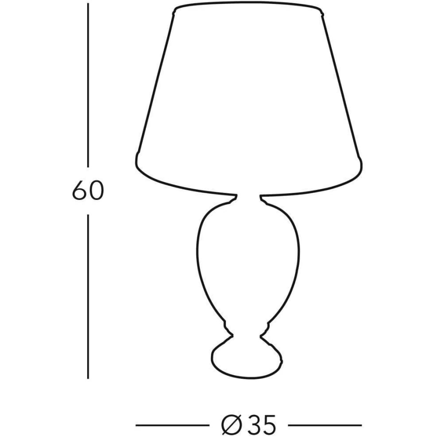 Kolarz 780.70 - Настолна лампа GIARDINO 1xE27/100W/230V