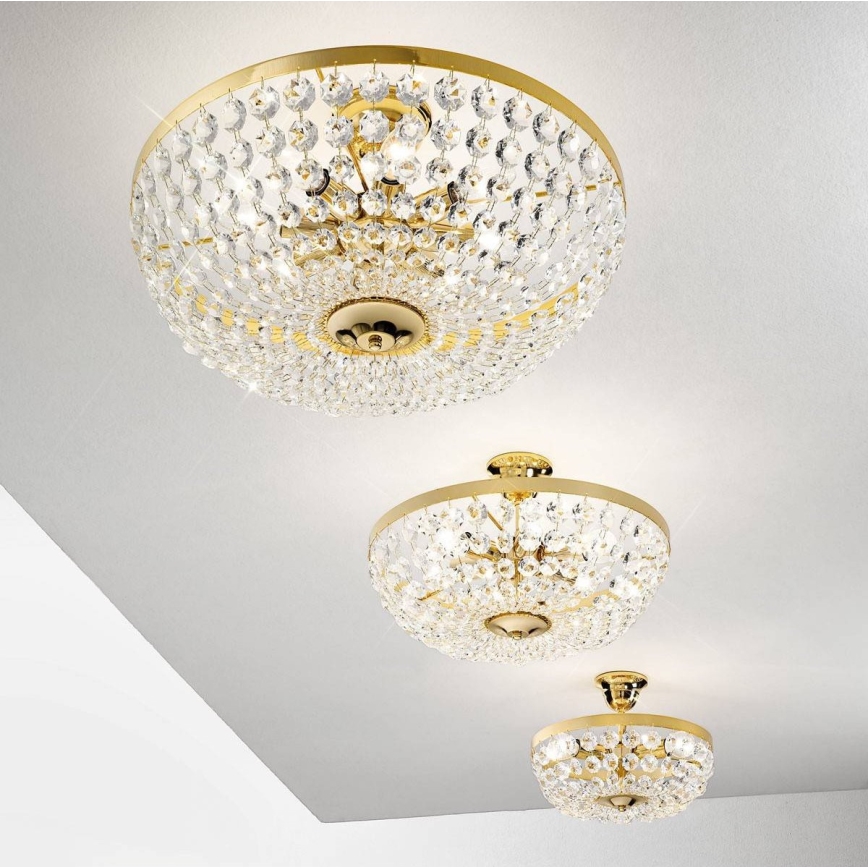 Kolarz 960.16K.3 - Висящ кристален полилей VALERIE 6xE14/40W/230V 24K злато