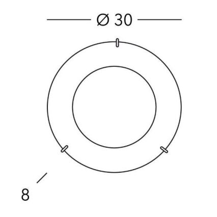 Kolarz A1306.11.3 - Лампа MOON 1xE27/60W/230V