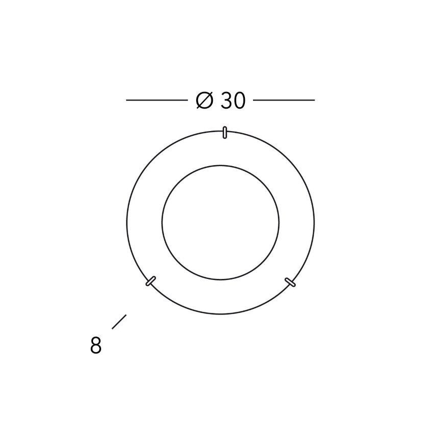 Kolarz A1306.11.5 - Лампа MOON 1xE27/60W/230V