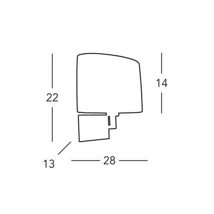 Kolarz A1307.61.6 - Стенна лампа SAND 1xE14/40W/230V