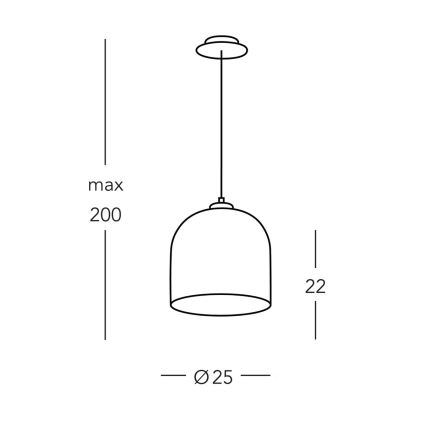 Kolarz A1352.31.Au.100 - Пендел NONNA 1xE27/60W/230V елен дъб/бял/златист