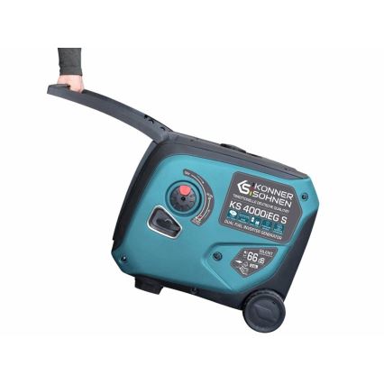 Könner & Söhnen 5106 - Газов и бензинов инверторен електрически генератор KS 4000iEG S 4000W