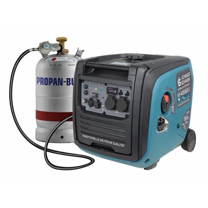 Könner & Söhnen 5106 - Газов и бензинов инверторен електрически генератор KS 4000iEG S 4000W