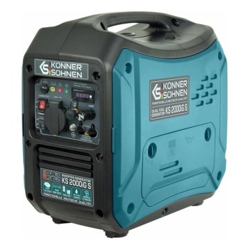 Könner & Söhnen KS7869 - Газова и бензинова инверторна електрическа централа KS 2000iG S 2000W