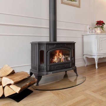 Kratki - Чугунена камина с мощност 10kW и диаметър 150mm