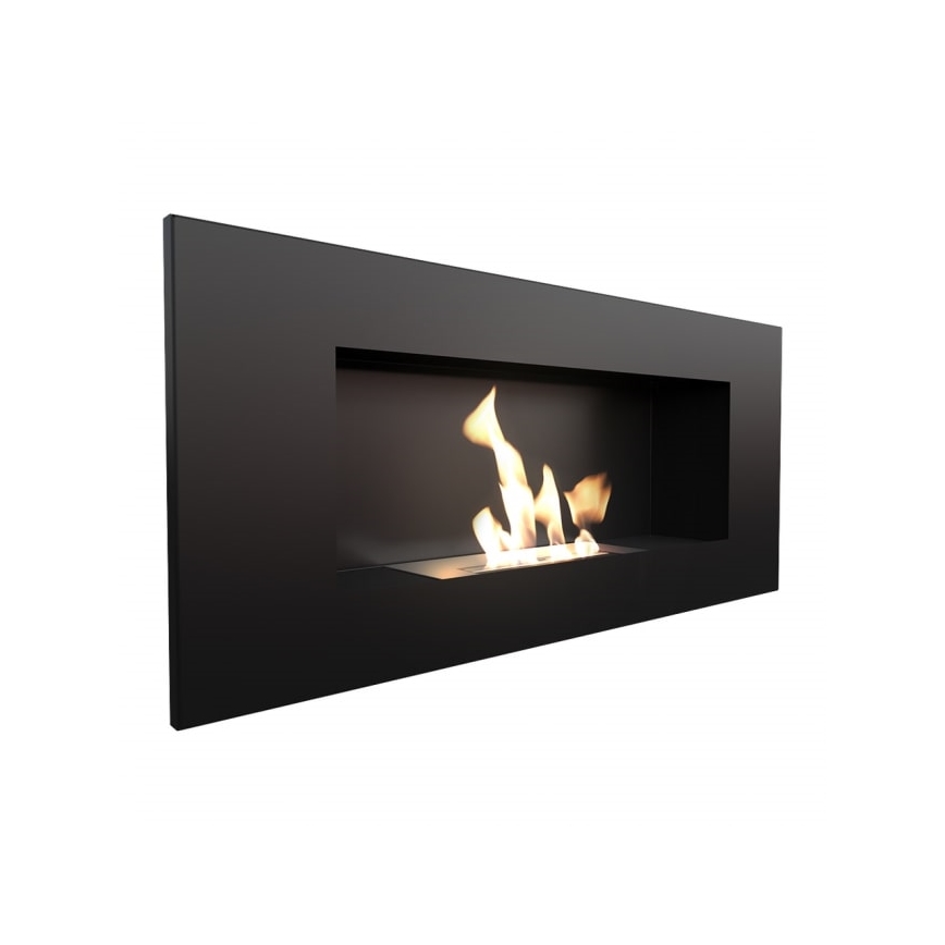 Kratki - BIO камина за вграждане 40x90 см 2kW черен
