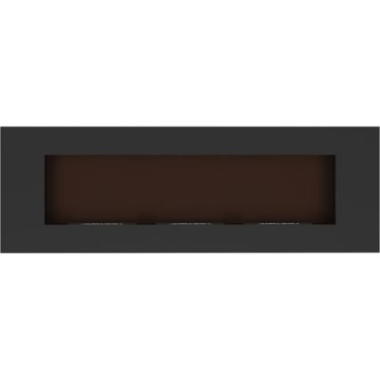 Kratki - БИО камина за вграждане 40x120 см 3x1,1kW черен