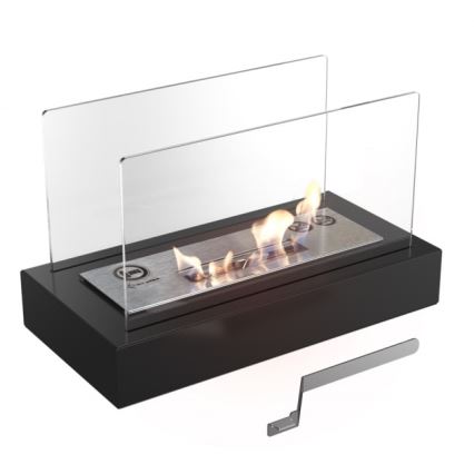 Kratki - БИО камина 21,8x35,4 см 1kW черен