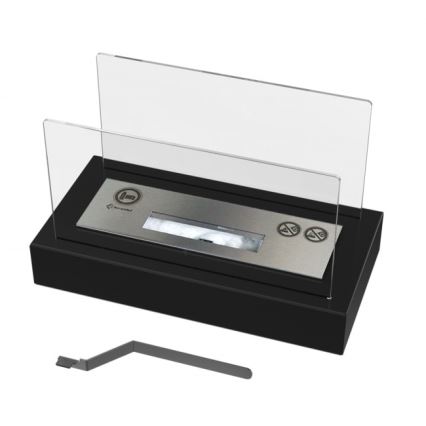 Kratki - БИО камина 21,8x35,4 см 1kW черен