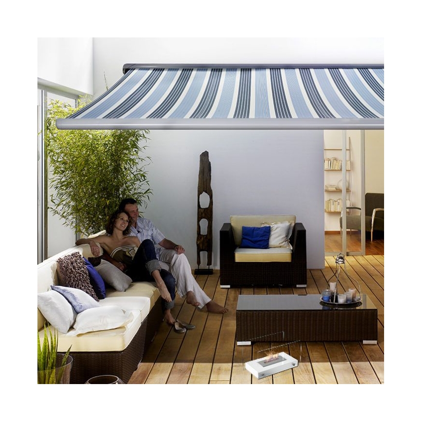 Kratki - БИО камина 25,2x39 см 1kW бял