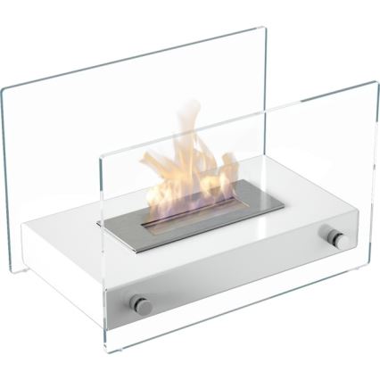 Kratki - БИО камина 25,2x39 см 1kW бял