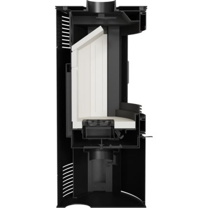 Kratki - Стоманена камина 10kW 150 мм