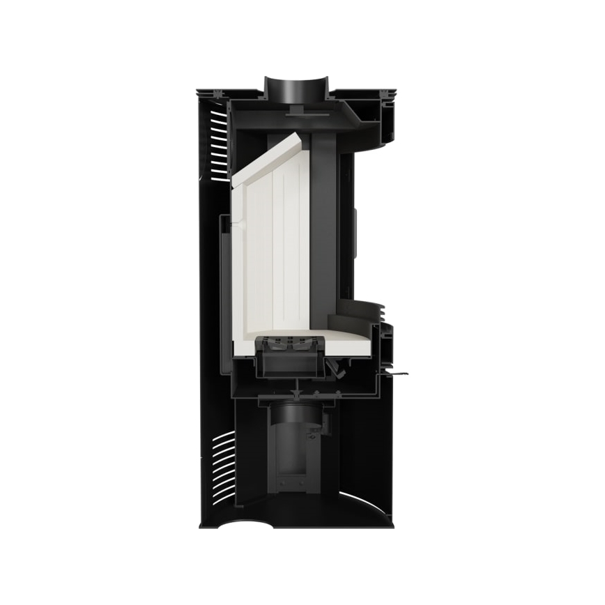 Kratki - Стоманена камина 10kW 150 мм
