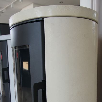 Kratki - Стоманена камина 8kW 150 мм