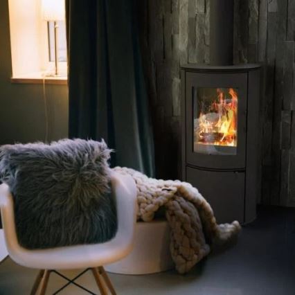 Kratki - Стоманена камина 8kW 150 мм