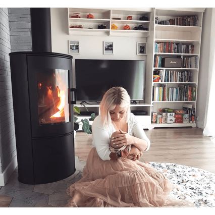 Kratki - Стоманена камина 8kW 150мм