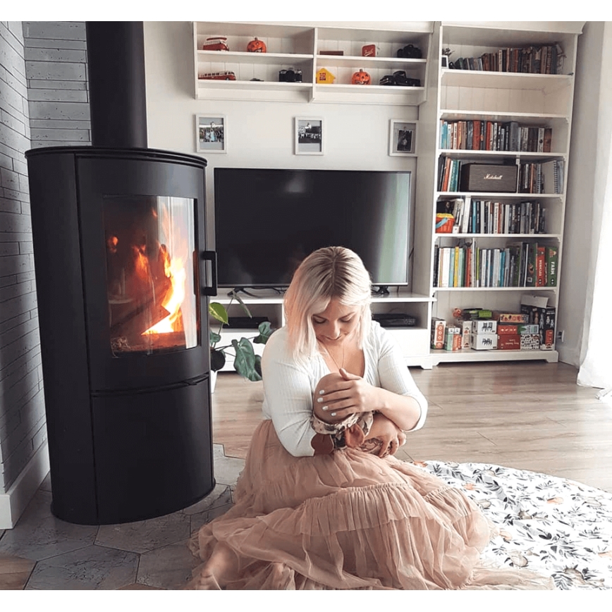 Kratki - Стоманена камина 8kW 150мм