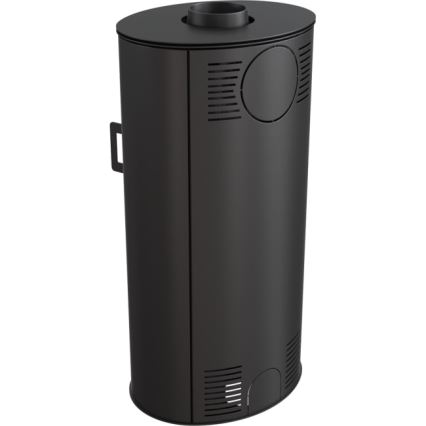 Kratki - Стоманена камина 8kW 150мм