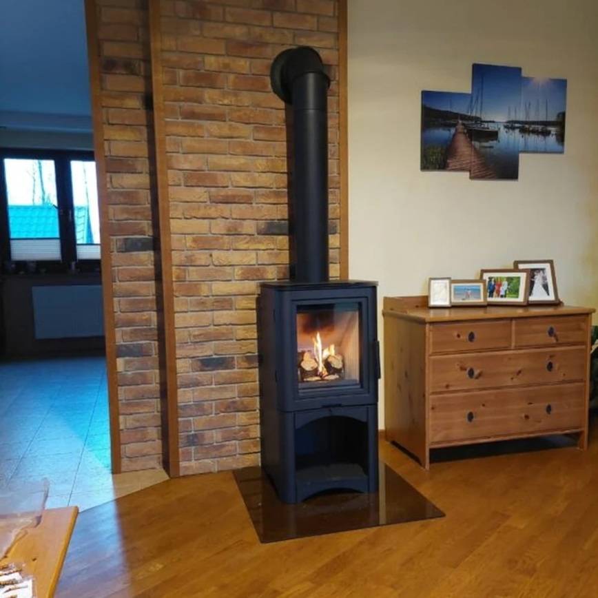 Kratki - Стоманена камина 7kW 150 мм