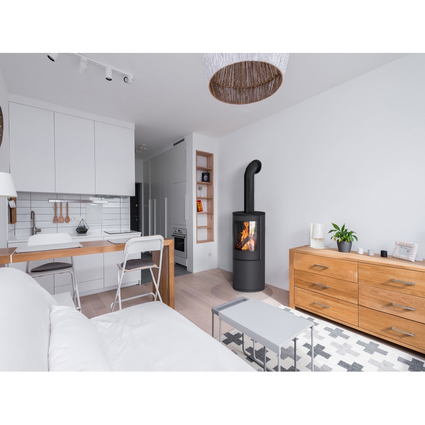 Kratki - Стоманена камина 9kW 150 мм