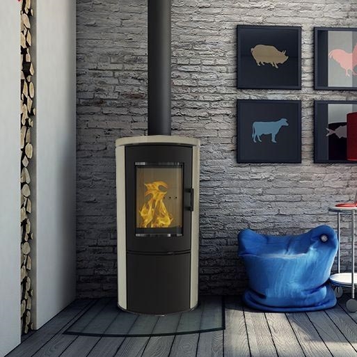 Kratki - Стоманена камина 8kW 150 мм