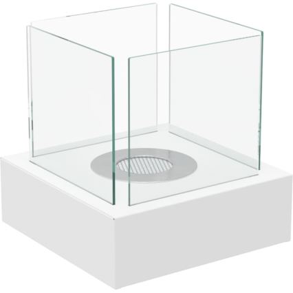 Kratki - БИО камина 30,3x30 см 1kW бял