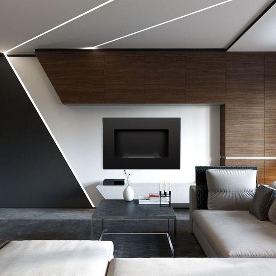 Kratki - Вграден био камина 40x60 см 2kW черен