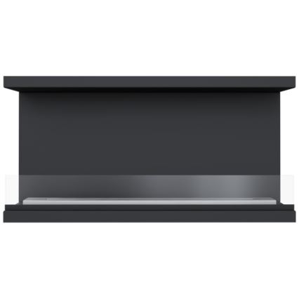 Kratki - Вграден БИО камина 50x100 см 3,5kW черен