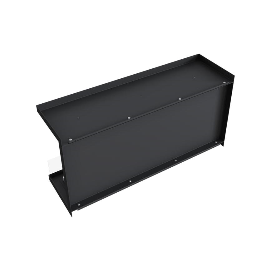 Kratki - Вграден БИО камина 50x100 см 3,5kW черен