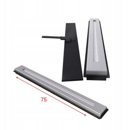 Kratki - Вградена биокамина 50x100 cm 3,5kW черна