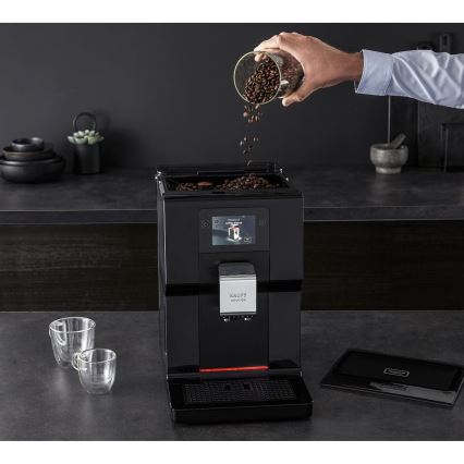 Krups - Автоматична кафе машина с контейнер за мляко INTUITION PREFERENCE 1450W/230V черен
