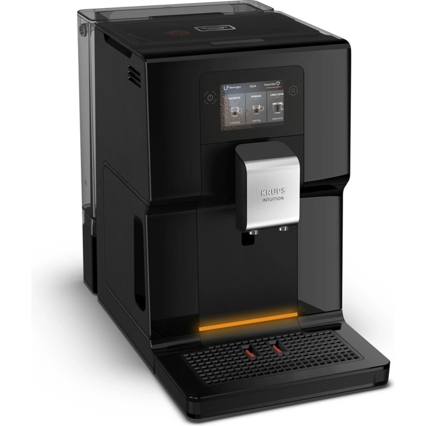 Krups - Автоматична кафе машина с контейнер за мляко INTUITION PREFERENCE 1450W/230V черен