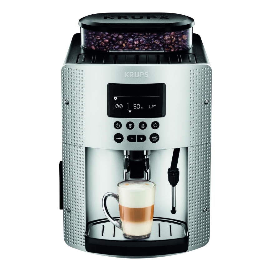 Krups - Автоматична кафе машина ESSENTIAL 1450W/230V сребрист