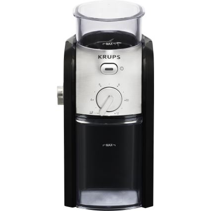 Krups - Електрическа кафемелачка 110W/230V неръждаем/черен