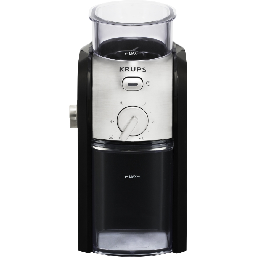 Krups - Електрическа кафемелачка 110W/230V неръждаем/черен