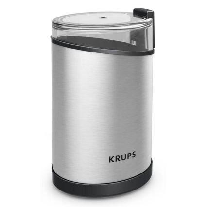 Krups - Електрическа кафемелачка 85g FAST-TOUCH 200W/230V матов хром
